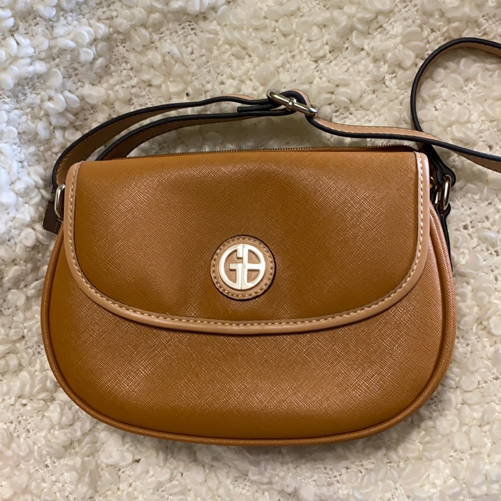 NWT Giani Bernini Saffiano Purse Camel/Rust Color - Picture 1 of 8